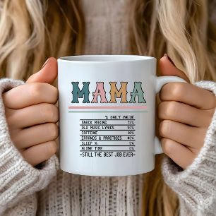 Funny Mama täglich Wert Mama Muttertagsgeschenke Kaffeetasse