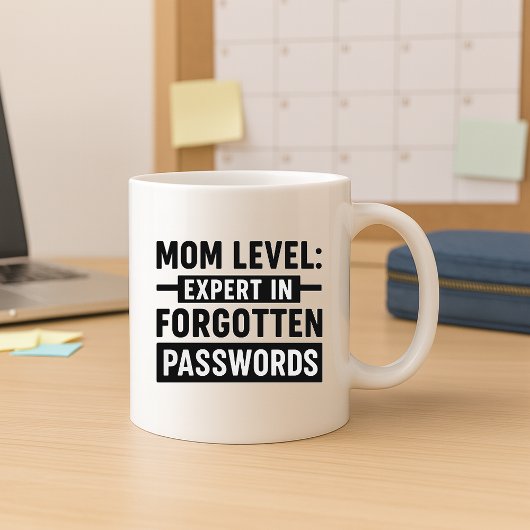 Funny Mama Tasse; Experte für vergessene Passwörte Kaffeetasse
