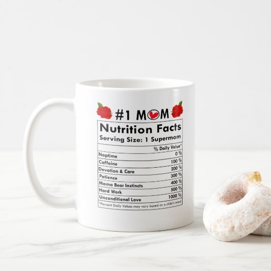 Funny Mama Tasse Geschenk (Mit Donut)