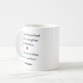 Funny Mama Tochter Tasse Perfect Mütter Day Gesche (Vorderseite Links)