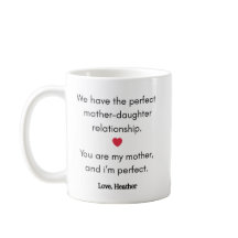 Funny Mama Tochter Tasse Perfect Mütter Day Gesche