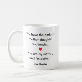 Funny Mama Tochter Tasse Perfect Mütter Day Gesche