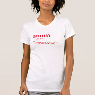 Funny Mama TShirt - Sarcastic Dictionary Definitio