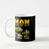 Funny Mama Vater Bau Bagger Kinder Junge Fami Kaffeetasse (Links)