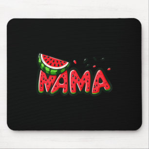 Funny Mama Watermelon Sommer Frucht Nationales Was Mousepad