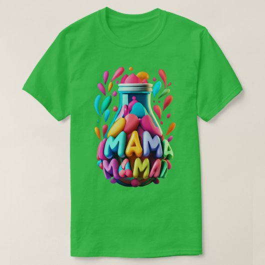 Funny Mama White Design Frauen T-Shirt (Design vorne)
