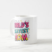 Funny Mama Zitat - Weltbeste Mama Kaffeetasse (Vorderseite Links)