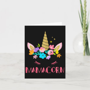 Funny Mamacorn Einhorn Kostüme Mama Muttertag Karte