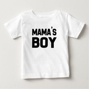 Funny Mama's Boy, Baby Boy Shirt