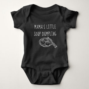 Funny Mamas kleine Soup Dumpling Baby Strampler