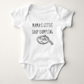 Funny Mamas kleine Soup Dumpling Baby Strampler (Vorderseite)