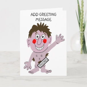 Funny Man Birthday Card Karte