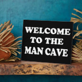 Funny Man Höhle Welcome Plaque Fotoplatte (Seite)