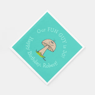 Funny Man oder Boy Fun Typ Geburtstagsfeier Serviette