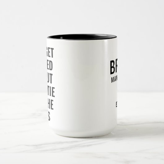 Funny Man of Honour Vorschlag Geschenk, Brautparty Tasse (Zentrum)