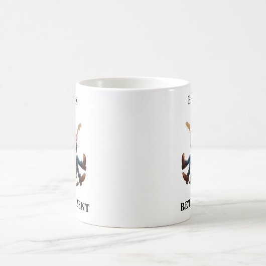 Funny Man Retirement Kaffeetasse (Mittel)