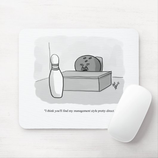 Funny Management und Leadership Cartoon Spaß Mousepad (Mit Mouse)