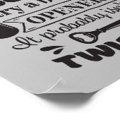 Funny Mancave Wortart Poster (Ecke)