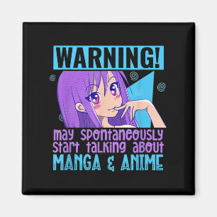 Funny Manga Anime Lover Otaku Weeb Zitat Anime Gir Magnet