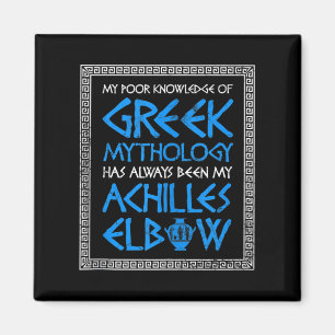 Funny mangels Wissen griechische Mythologie Achill Magnet