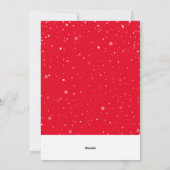 Funny 'Manic Christmas' Foto Feiertagskarte (Rückseite)