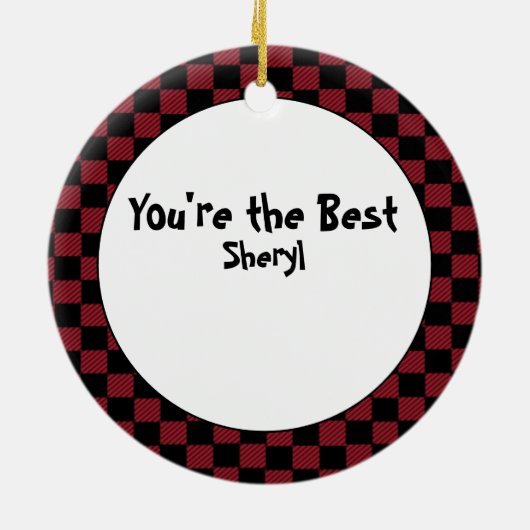 Funny Manicurist Geschenk - Danke Nail Tech Idea Keramik Ornament (Hinten)