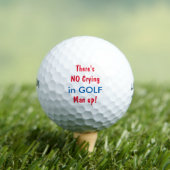 Funny Manly Theme Golfball (Insitu T-Shirt)