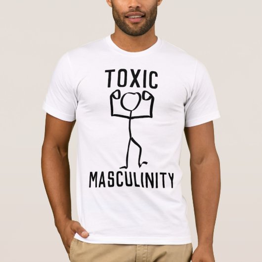 FUNNY MÄNNERS T - Shirt, TOXISCHE MASKULINITÄT T-Shirt (Vorderseite)
