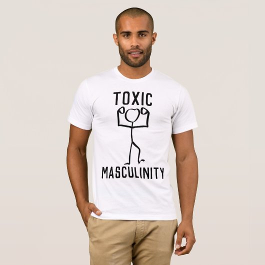FUNNY MÄNNERS T - Shirt, TOXISCHE MASKULINITÄT T-Shirt (Vorne ganz)