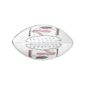 Funny marabou Storch Cartoon Football (Vorderseite)