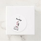 Funny marabou Storch Cartoon Geschenkanhänger (Beispiel)