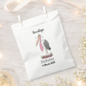 Funny marabou Storch Cartoon Geschenktütchen (Ausgeschnitten)