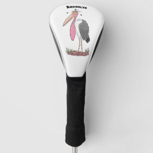 Funny marabou Storch Cartoon Golf Headcover