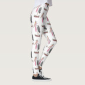 Funny marabou Storch Cartoon Leggings (Rechts)