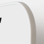 Funny marabou Storch Cartoon Pickleball Schläger (Linke Seite)