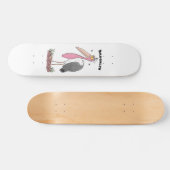Funny marabou Storch Cartoon Skateboard (Horizontal)