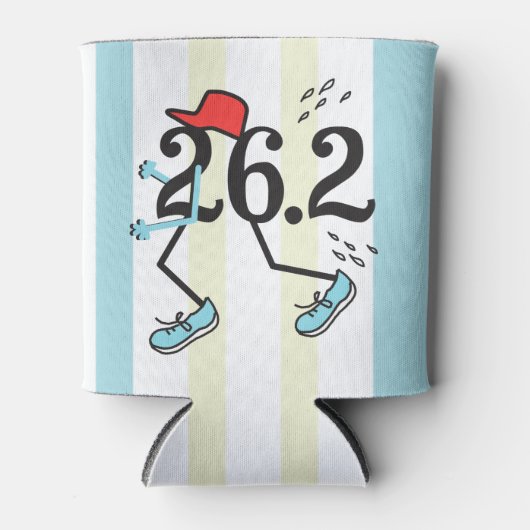 Funny Marathon 26.2 © Geschenk für Runner Can Cool Dosenkühler (Vorderseite)