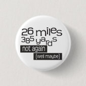 Funny Marathon 26 Meilen 385 Yards Button (Vorderseite)