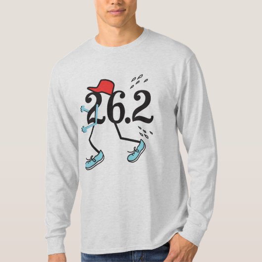 Funny Marathon Runner 26.2 - Geschenke für Läufer T-Shirt (Vorderseite)