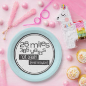 Funny Marathon Runner 26 Meilen 385 Yards Pappteller (Party)