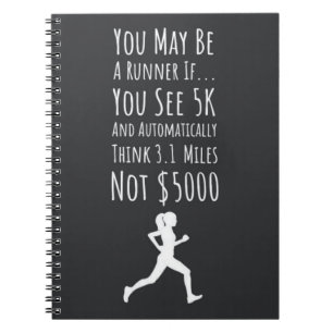 Funny Marathon Running Geschenke Quote Sprichwort  Notizblock