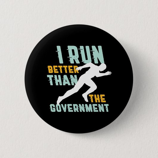 Funny Marathon Running Joggen Workout Runner Button (Vorderseite)