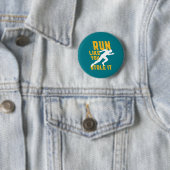 Funny Marathon Running Joggen Workout Übung Button (Beispiel)