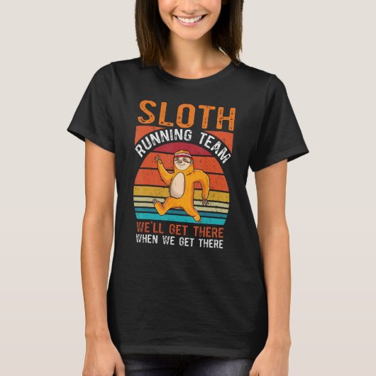 Funny Marathon Team T-Shirt (Vorderseite)