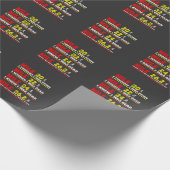 Funny Marathoner Runner Gedanken Laufender Joke Geschenkpapier (Ecke)