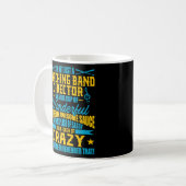 Funny Marching Band Director Music Band Teacher Kaffeetasse (Vorderseite Links)