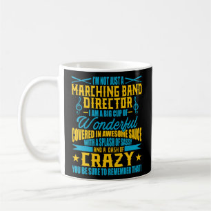 Funny Marching Band Director Music Band Teacher Kaffeetasse