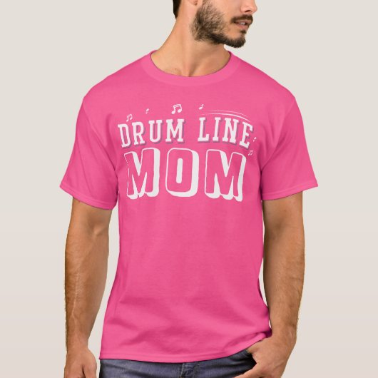Funny Marching Band T Shirts Drum Line Mama Percus (Vorderseite)
