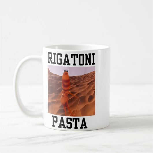 Funny Marcus The Worm Rigatoni Pasta Robert Meme T Kaffeetasse (Links)