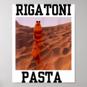 Funny Marcus The Worm Rigatoni Pasta Robert Meme T Poster (Vorne)